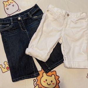 GYMBOREE Little Girls Denim Skimmer Shorts Size 7